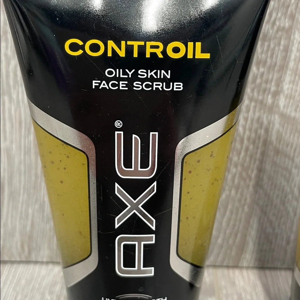 Bundle of Two Discontinued Axe Controil Oily Skin Face Scrub Ultra Smooth Skin